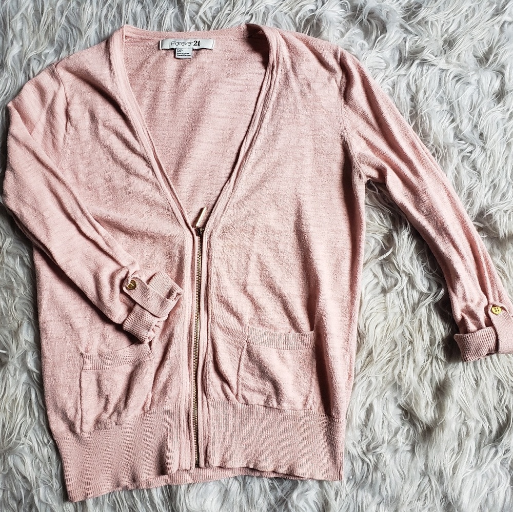 Forever 21 3/4 Sleeve Cardigan
